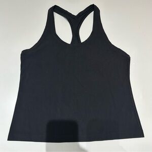 Lululemon Cool Short Racerback Tank Nulu - Black - Size 8
